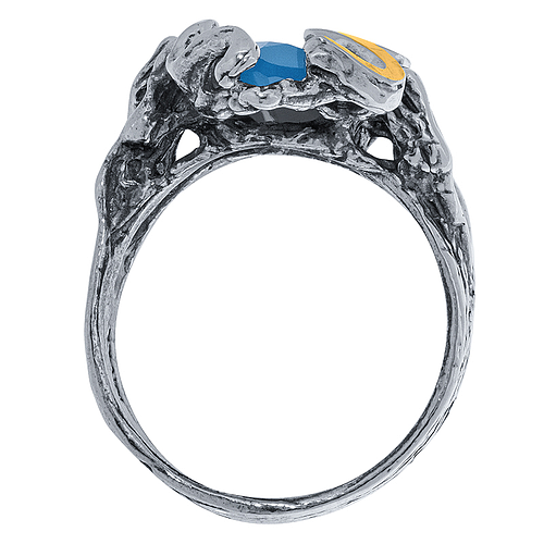 Silver and Gold Ring