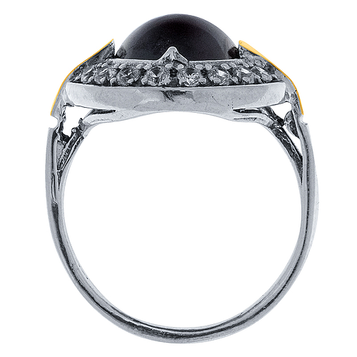 Silver and Gold Ring