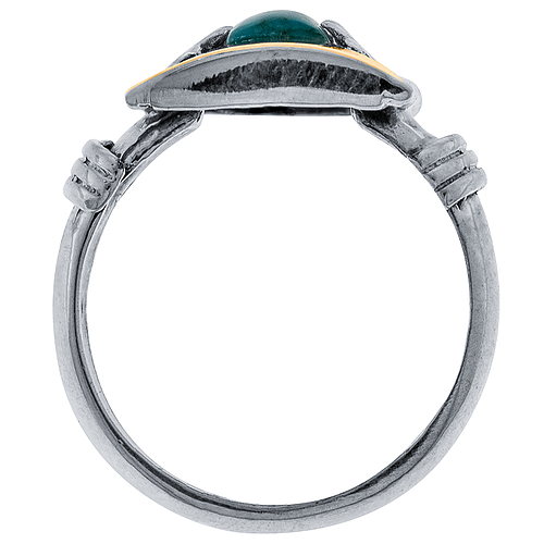 Silver and Gold Ring