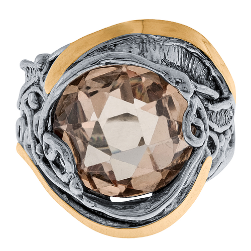 Silver and Gold Ring