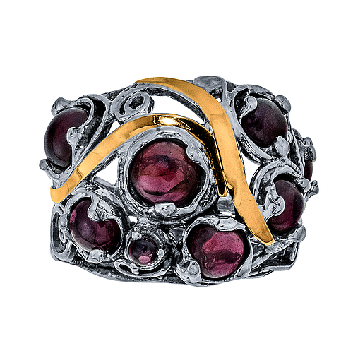 Silver and Gold Ring 