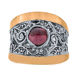 Silver and Gold Ring 