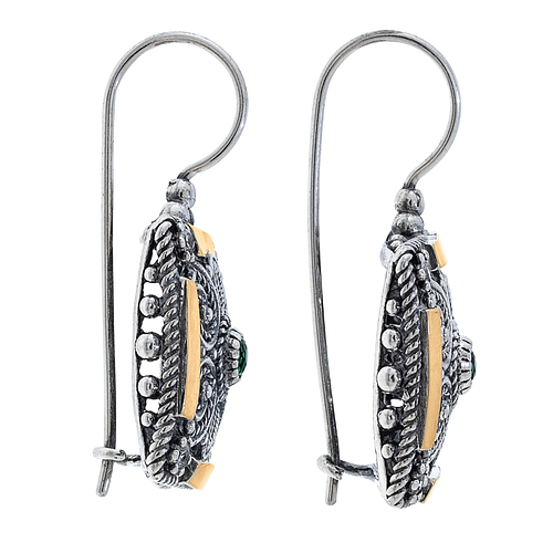 Silver and Gold Earrings