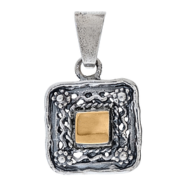 Silver and Gold Pendant