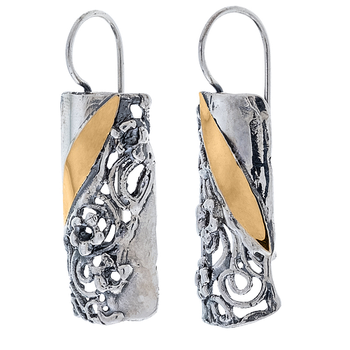 Silver and Gold Earrings