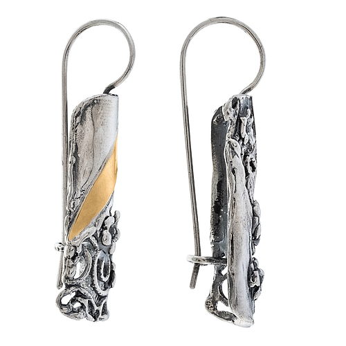 Silver and Gold Earrings