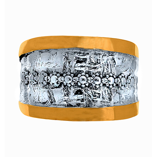 Silver and Gold Ring 