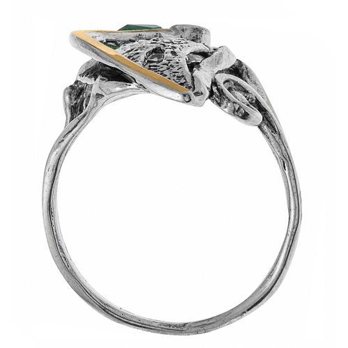 Silver and Gold Ring