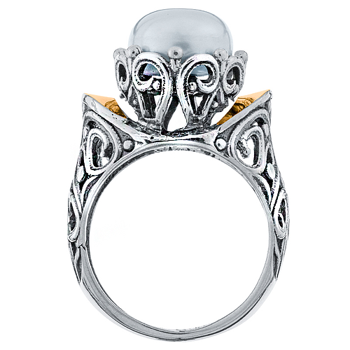 Silver and Gold Ring 