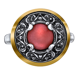 Silver and Gold Ring