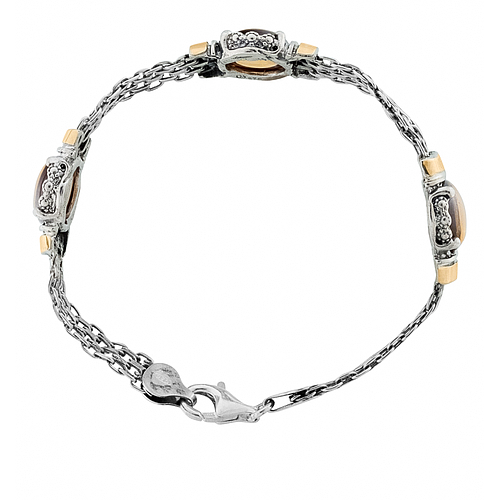 Silver and Gold Bracelet