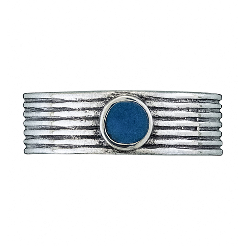 Silver Ring with Enamel