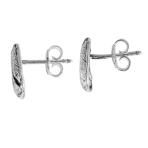 Silver Earrings with Enamel