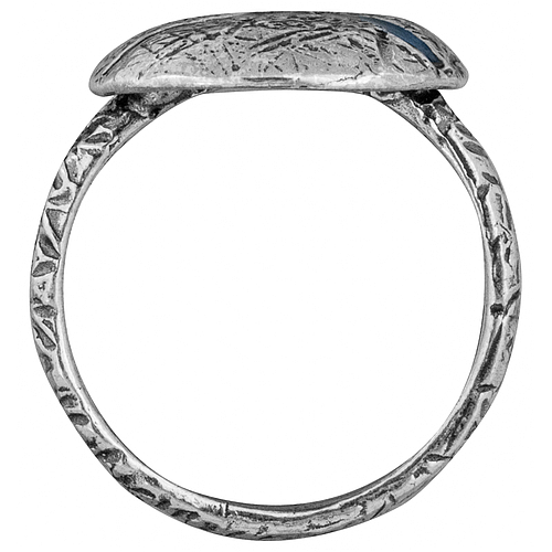 Silver Ring with Enamel