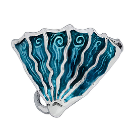 Silver Ring with Enamel ''Medusa''