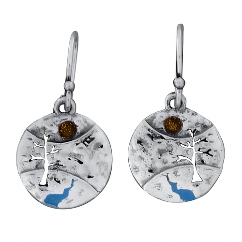 Silver Set with Enamel