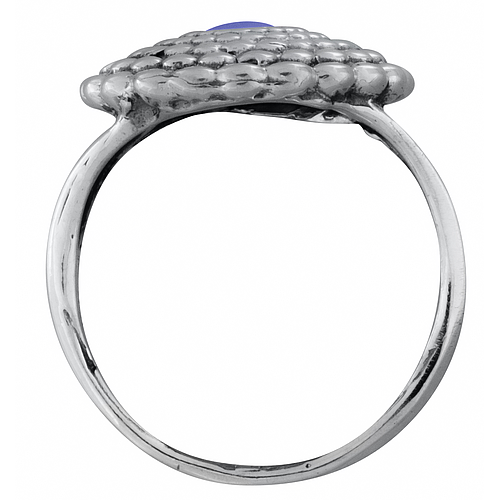 Silver Ring with Enamel