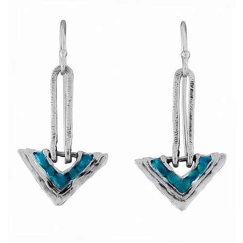 Silver Set with Enamel