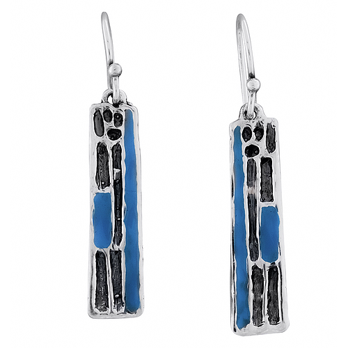 Silver Set with Enamel