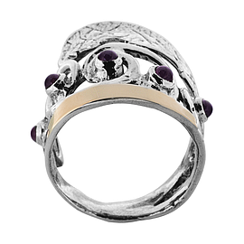 Silver and Gold Ring