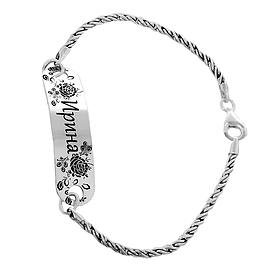 Silver Name Bracelet