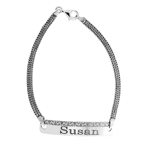 Silver Name Bracelet