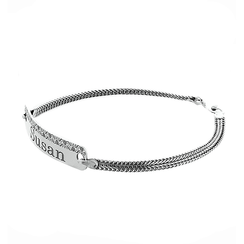 Silver Name Bracelet