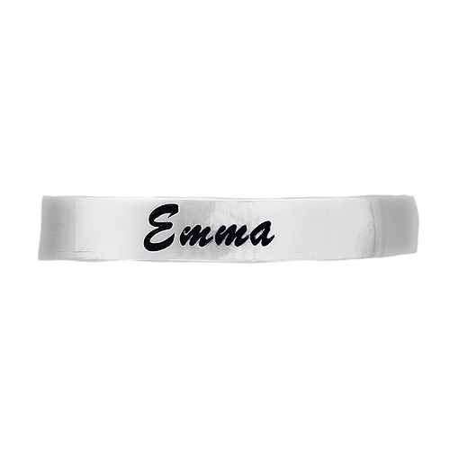 Silver Name Ring