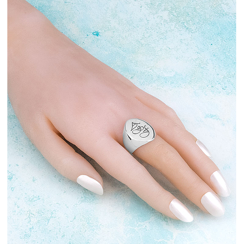 Silver Name Ring