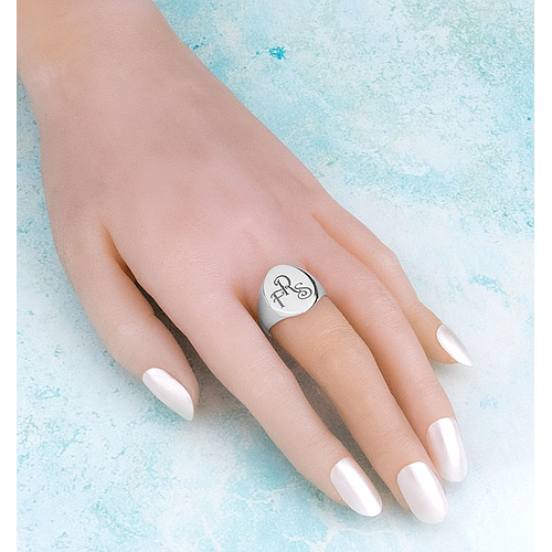 Silver Name Ring