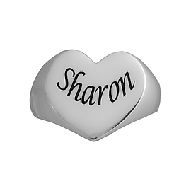 Silver Name Ring