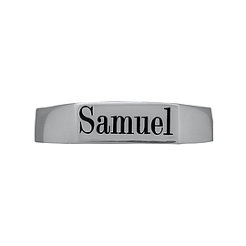 Silver Name Ring