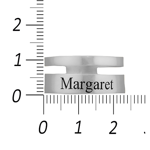 Silver Name Ring