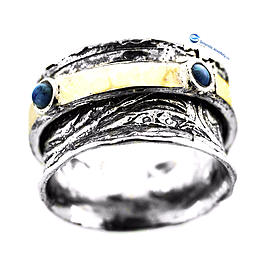 Silver and Gold ring