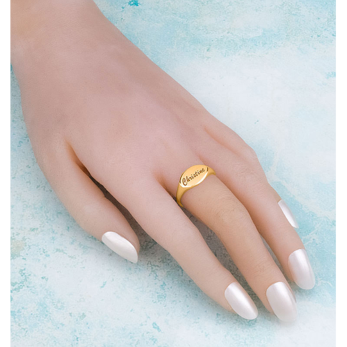 Gold or Platinum Plated Ring