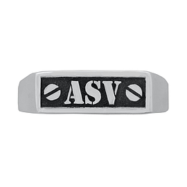 Silver Name Ring