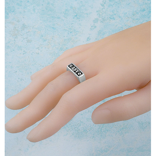 Silver Name Ring