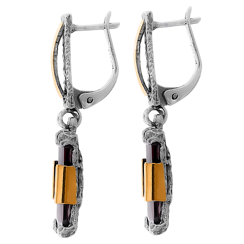 Silver and Gold Earrings