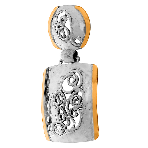 Silver and Gold Pendant 