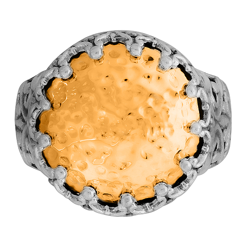 Silver and Gold Ring