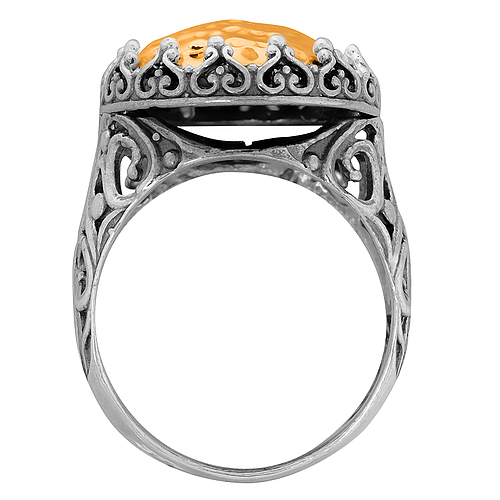 Silver and Gold Ring