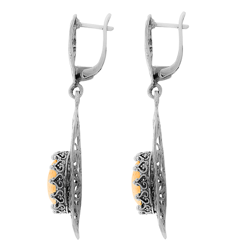 Silver and Gold Earrings