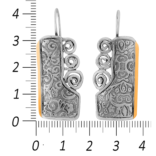 Silver and Gold Earrings