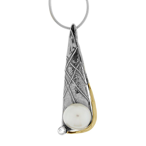 Silver and Gold Pendant