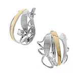 Silver and Gold Earrings