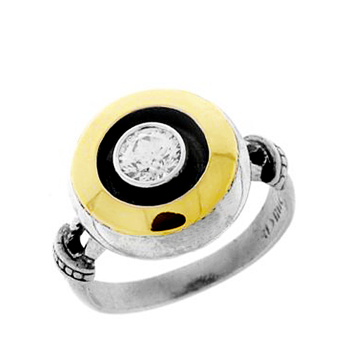 Silver and Gold Ring