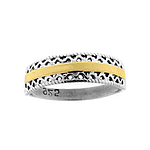 Silver and Gold Ring
