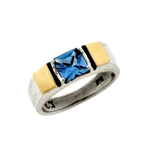 Silver and Gold Ring