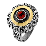 Silver and Gold Ring