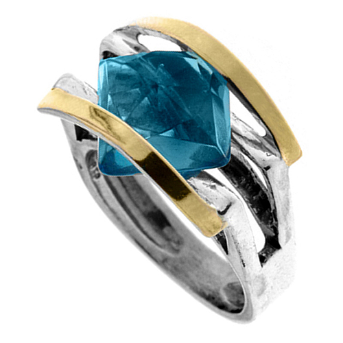 Silver and Gold Ring